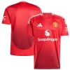 Maillot de Supporter Manchester United Domicile 2024-25 Pour Homme